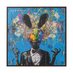 Whimsical Urban Portrait: A Splash of Color