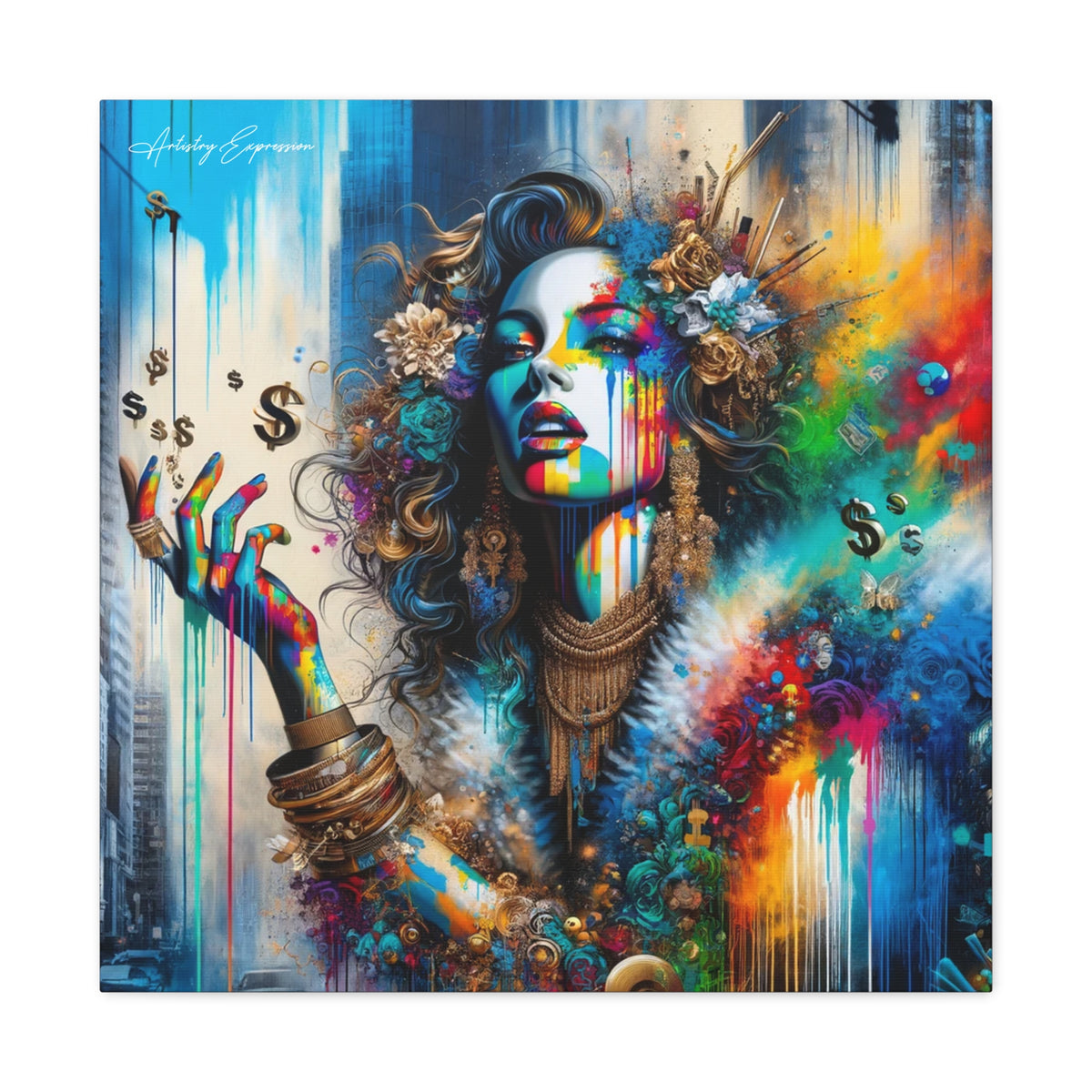 Urban Expression: Graffiti Sculpture in Color