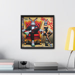 Glamour and Grit: Graffiti Fusion of Playfulness and Opulence