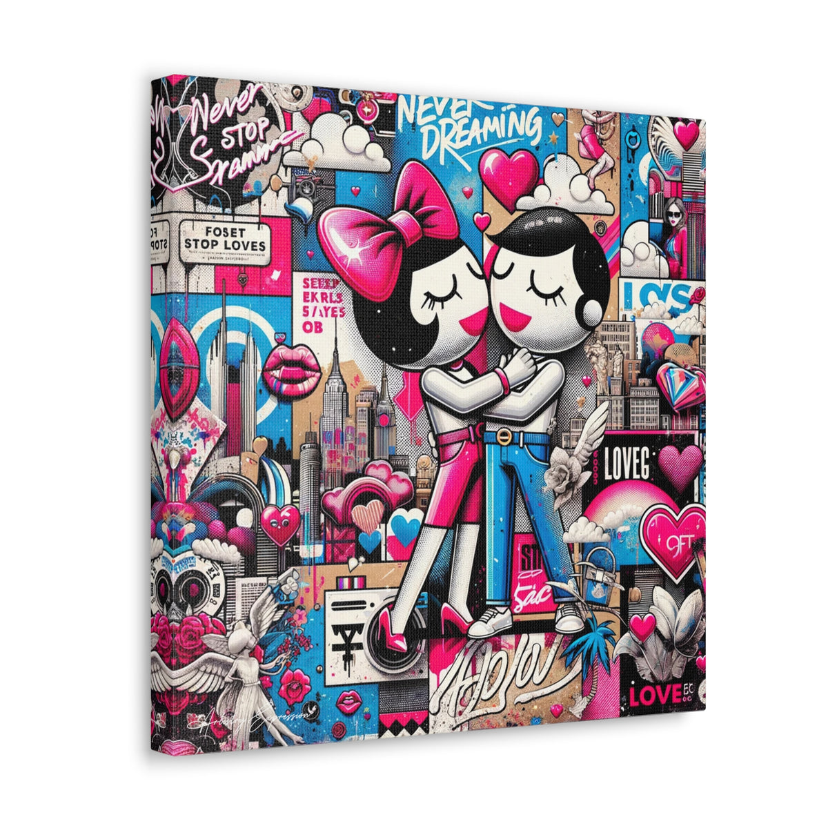 City Pulse: Dynamic Graffiti Mural
