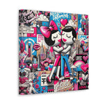 City Pulse : Peinture murale de graffitis dynamiques