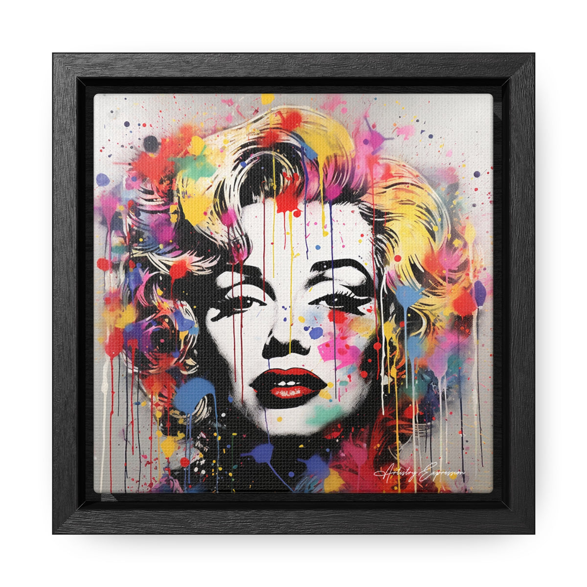 Graffiti Goddess: Marilyn Monroe's Vibrant Visage