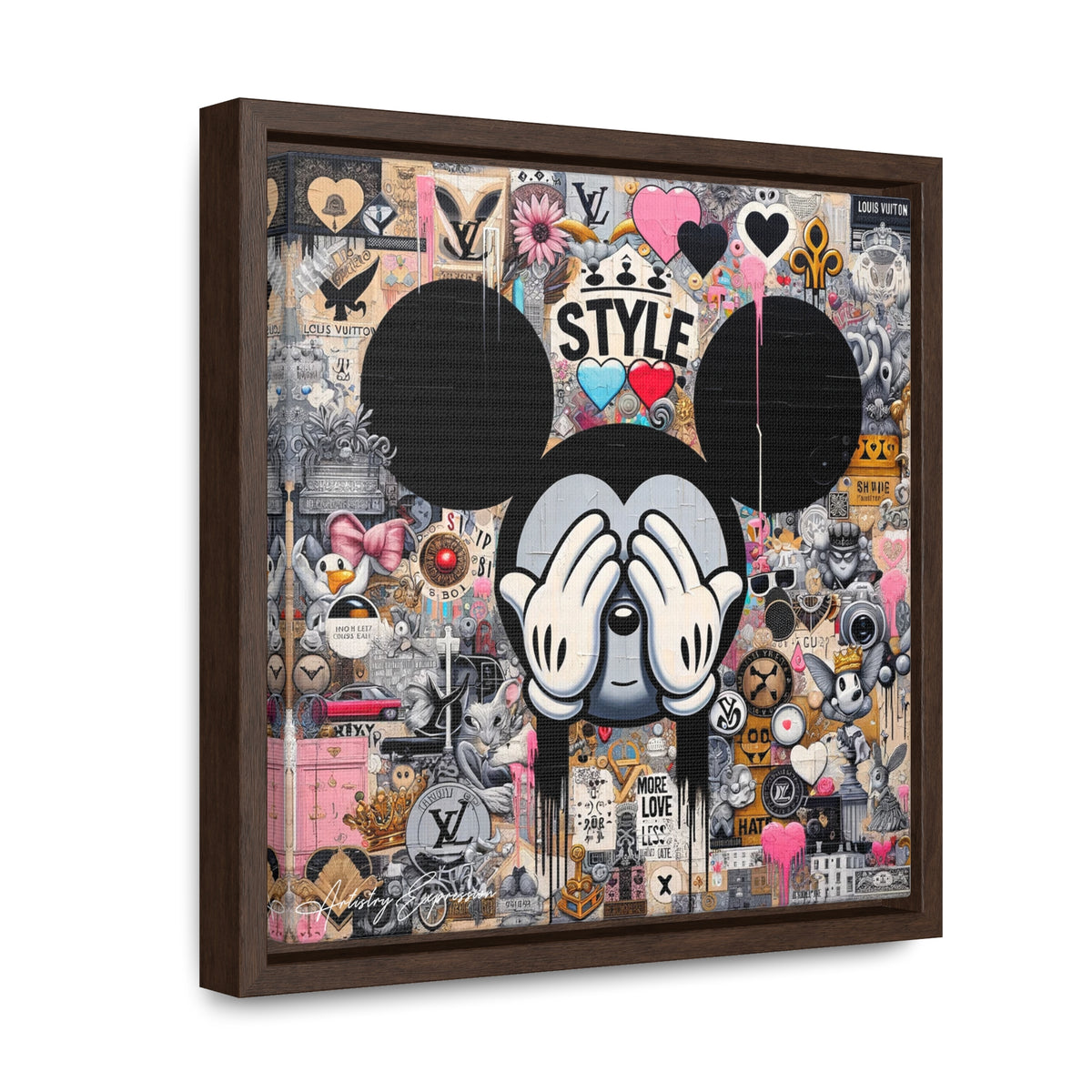 Urban Harmony: A Graffiti Mosaic of Pop Culture