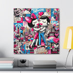 City Pulse : Peinture murale de graffitis dynamiques