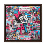 Expression urbaine : toile de graffiti vibrante