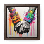 Graffiti Bond: Two Hands United in Street Art