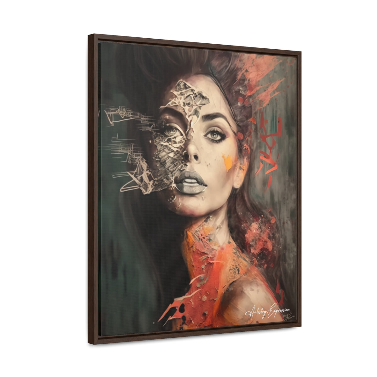 Charme Radieux : Portrait d'une Dame Glamour Artistique