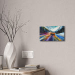 Car Racing Through Winter Wonderland