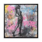 Urban Elegance: Sensuous Graffiti Symphony