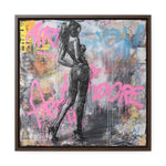 Urban Elegance: Sensuous Graffiti Symphony