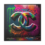 Street Art Broadcast: Channel Logo on Graffiti Wall