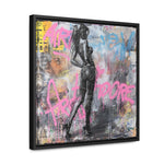 Urban Elegance: Sensuous Graffiti Symphony
