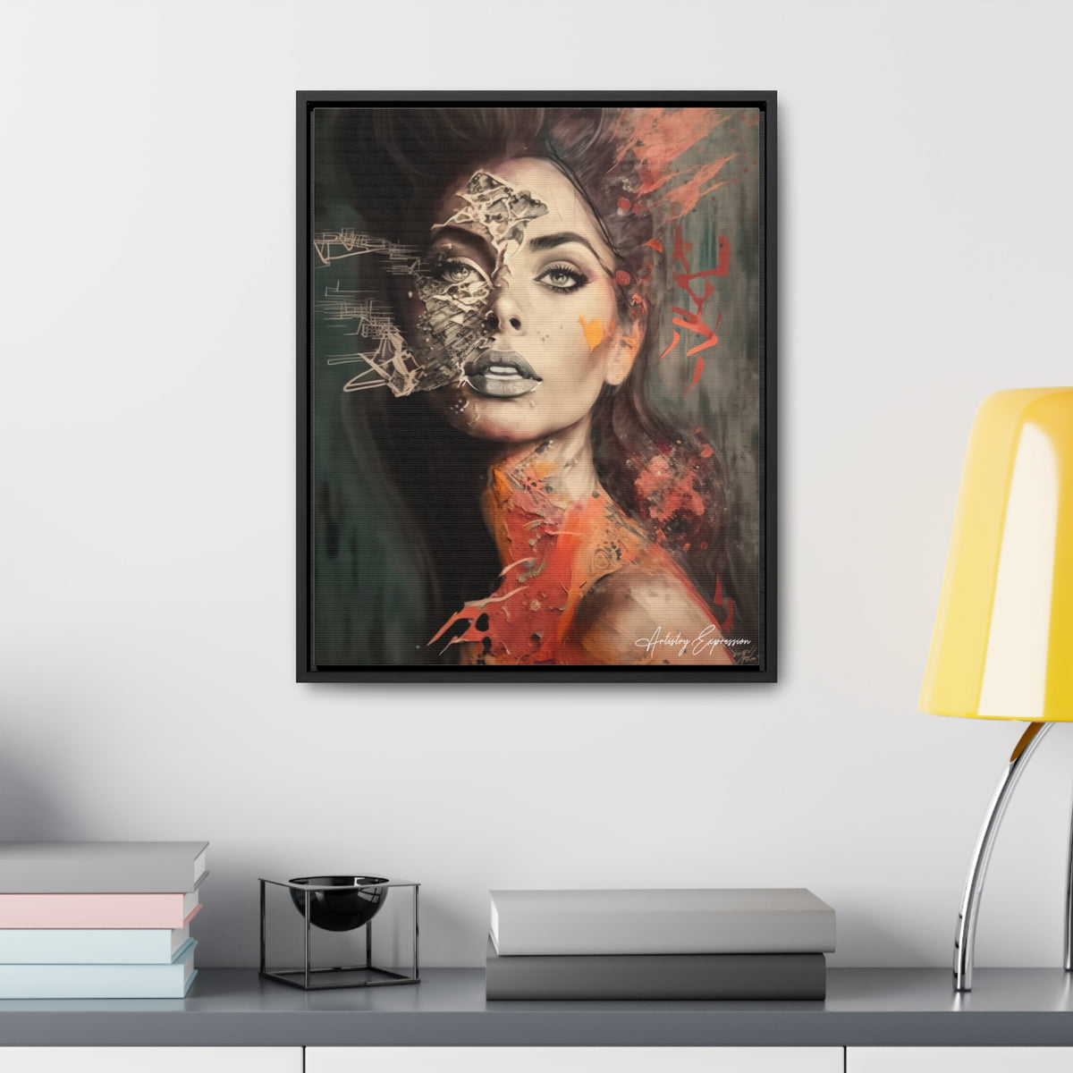 Charme Radieux : Portrait d'une Dame Glamour Artistique