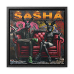 Playful Intrigue: Graffiti Mural with Anthropomorphic Rabbits