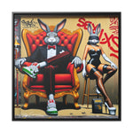 Glamour and Grit: Graffiti Fusion of Playfulness and Opulence