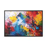 Emotional Echoes: Abstract Canvas Masterpiece