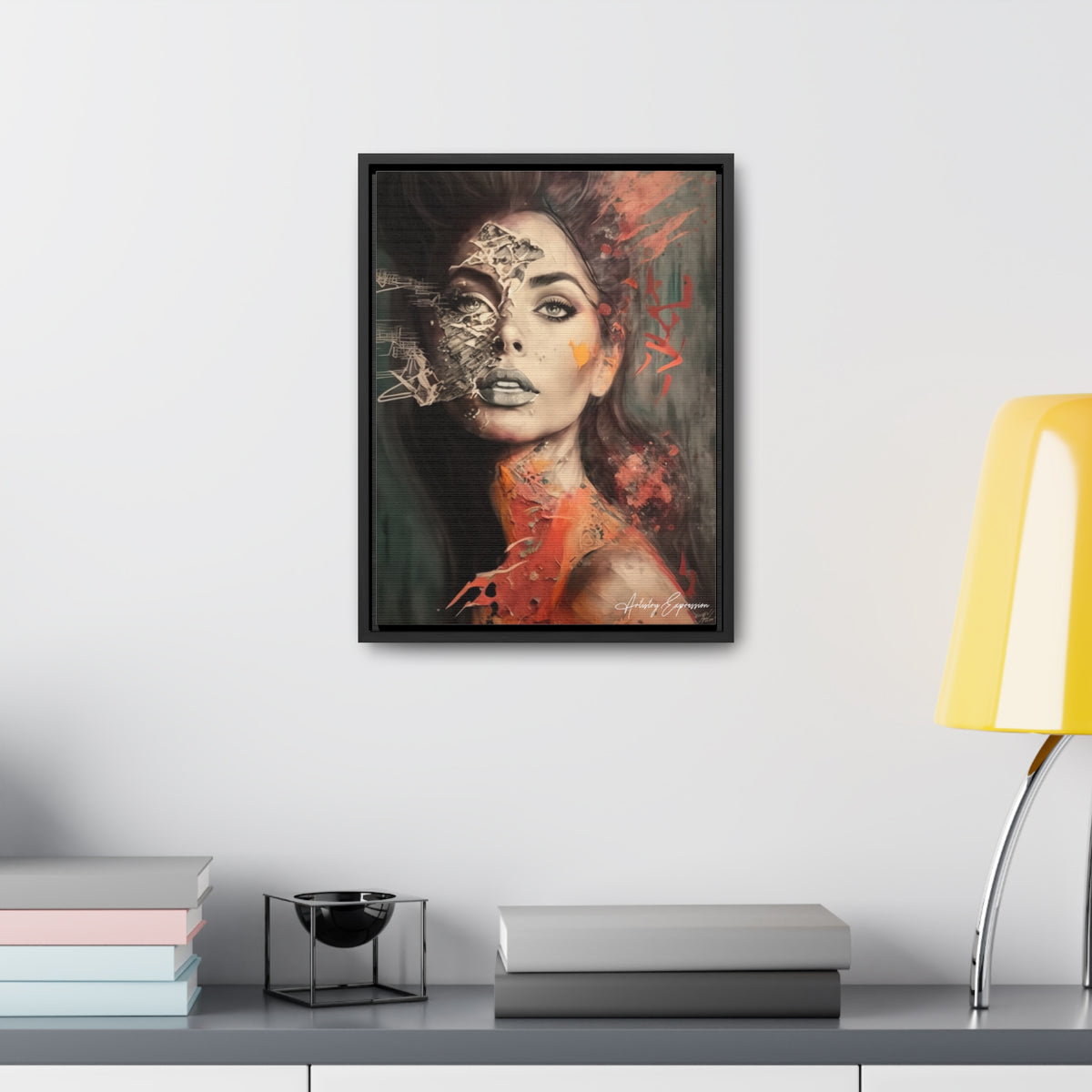 Charme Radieux : Portrait d'une Dame Glamour Artistique