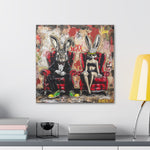 Urban Elegance: A Tale of Two Rabbits