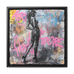 Urban Elegance: Sensuous Graffiti Symphony