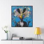 Whimsical Urban Portrait: A Splash of Color