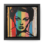 Color Splash: Vibrant Pop Art Lady Portrait