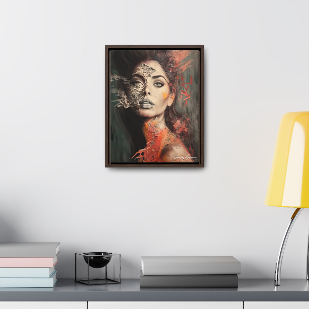 Charme Radieux : Portrait d'une Dame Glamour Artistique
