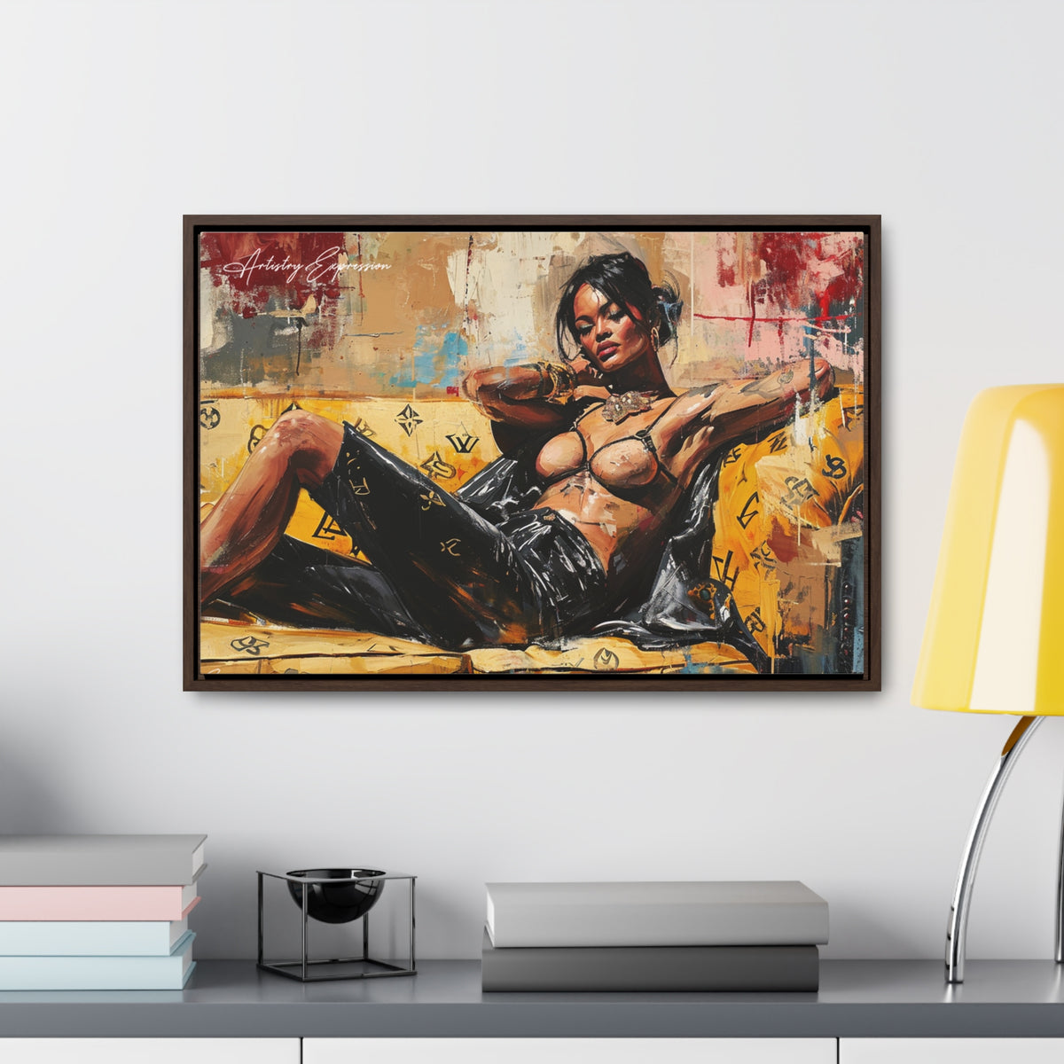 Confort chic : le repos exquis d'une dame