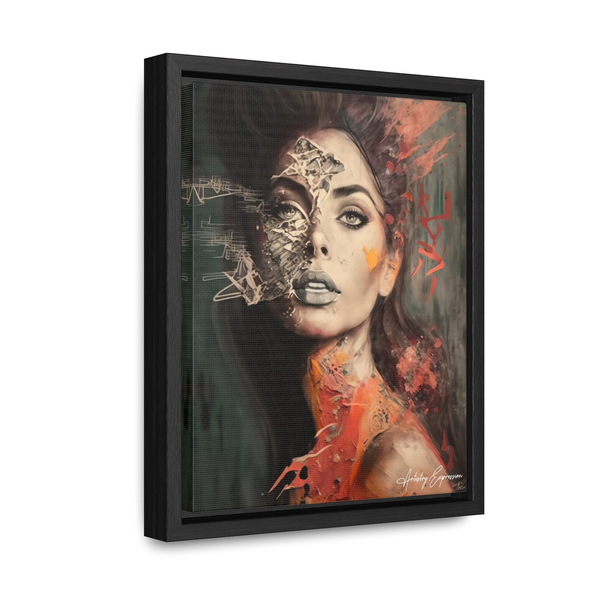 Charme Radieux : Portrait d'une Dame Glamour Artistique