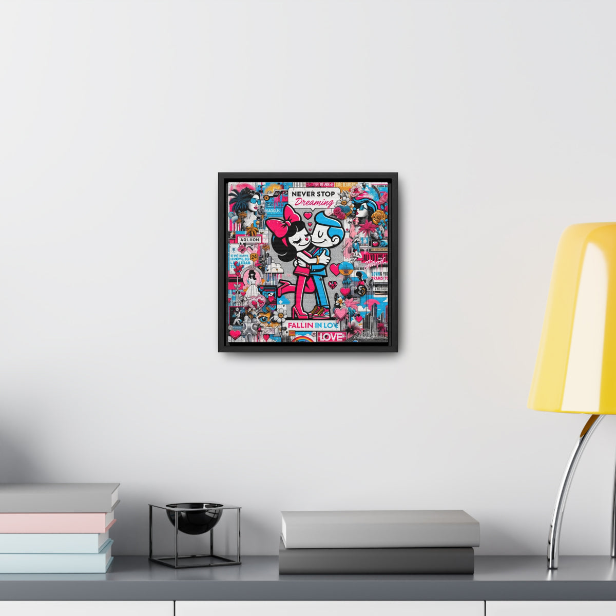 Urban Expression: Vibrant Graffiti Canvas