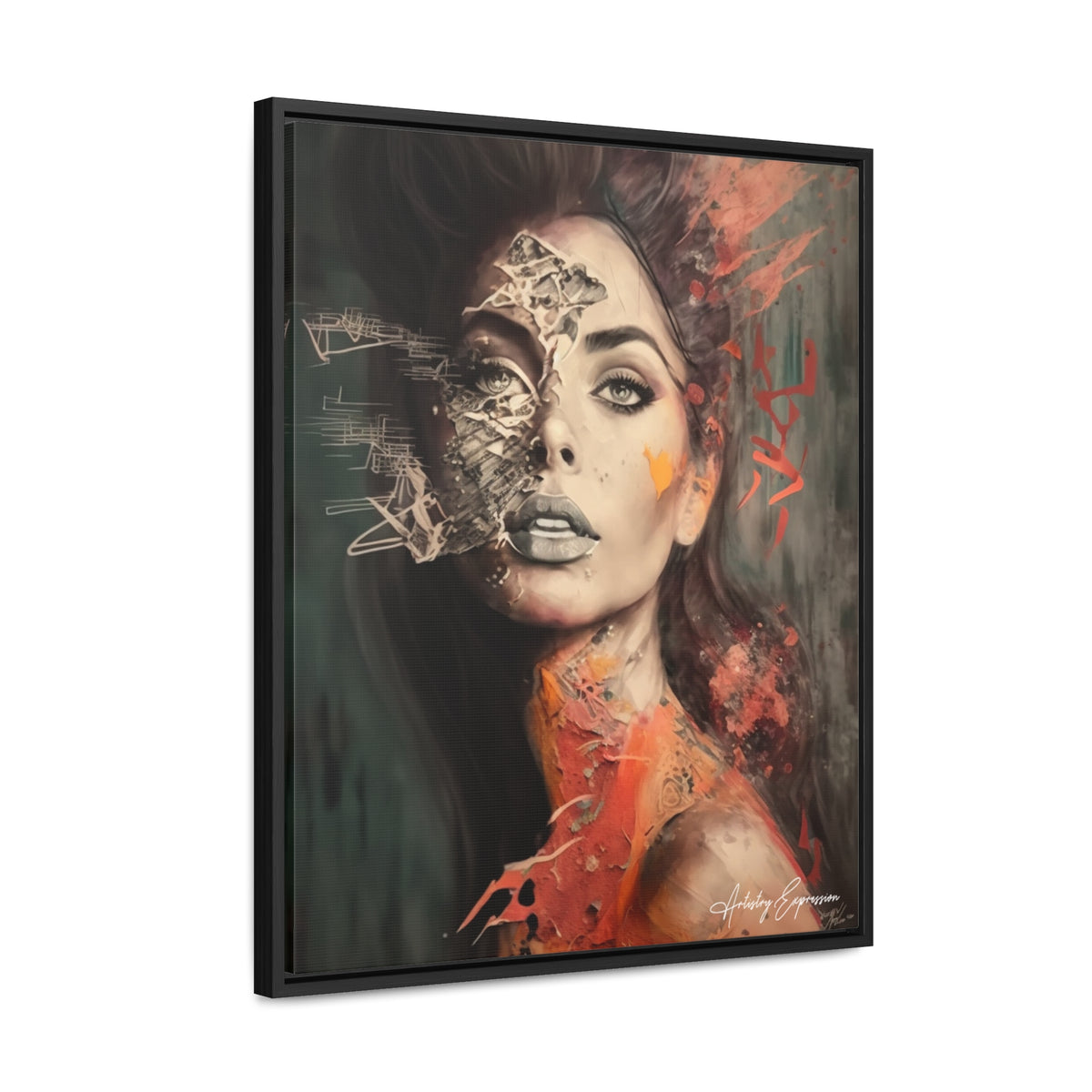 Charme Radieux : Portrait d'une Dame Glamour Artistique