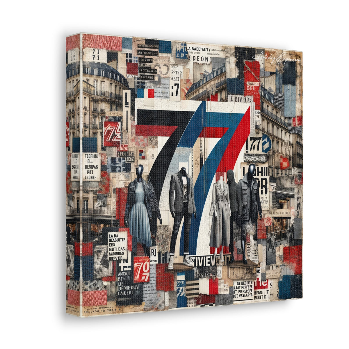 Graffiti Glam: Bold Celebration of Luxury and Festivity