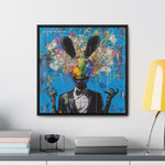 Whimsical Urban Portrait: A Splash of Color