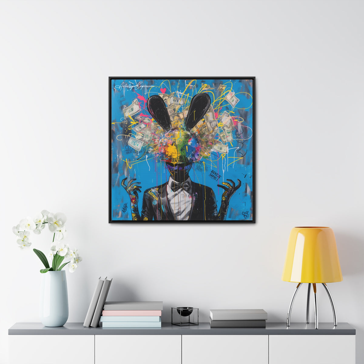 Whimsical Urban Portrait: A Splash of Color