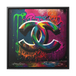 Street Art Broadcast: Channel Logo on Graffiti Wall