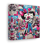 City Pulse : Peinture murale de graffitis dynamiques