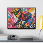 Urban Thrill: Graffiti Motorcycle Journey