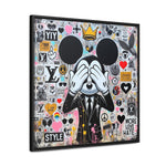 Mickey's Message: Street Art with a Pop Twist