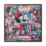 Expression urbaine : toile de graffiti vibrante