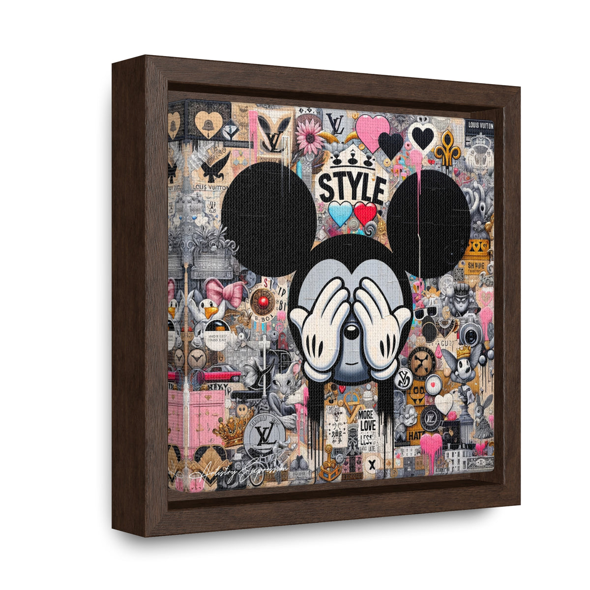 Urban Harmony: A Graffiti Mosaic of Pop Culture