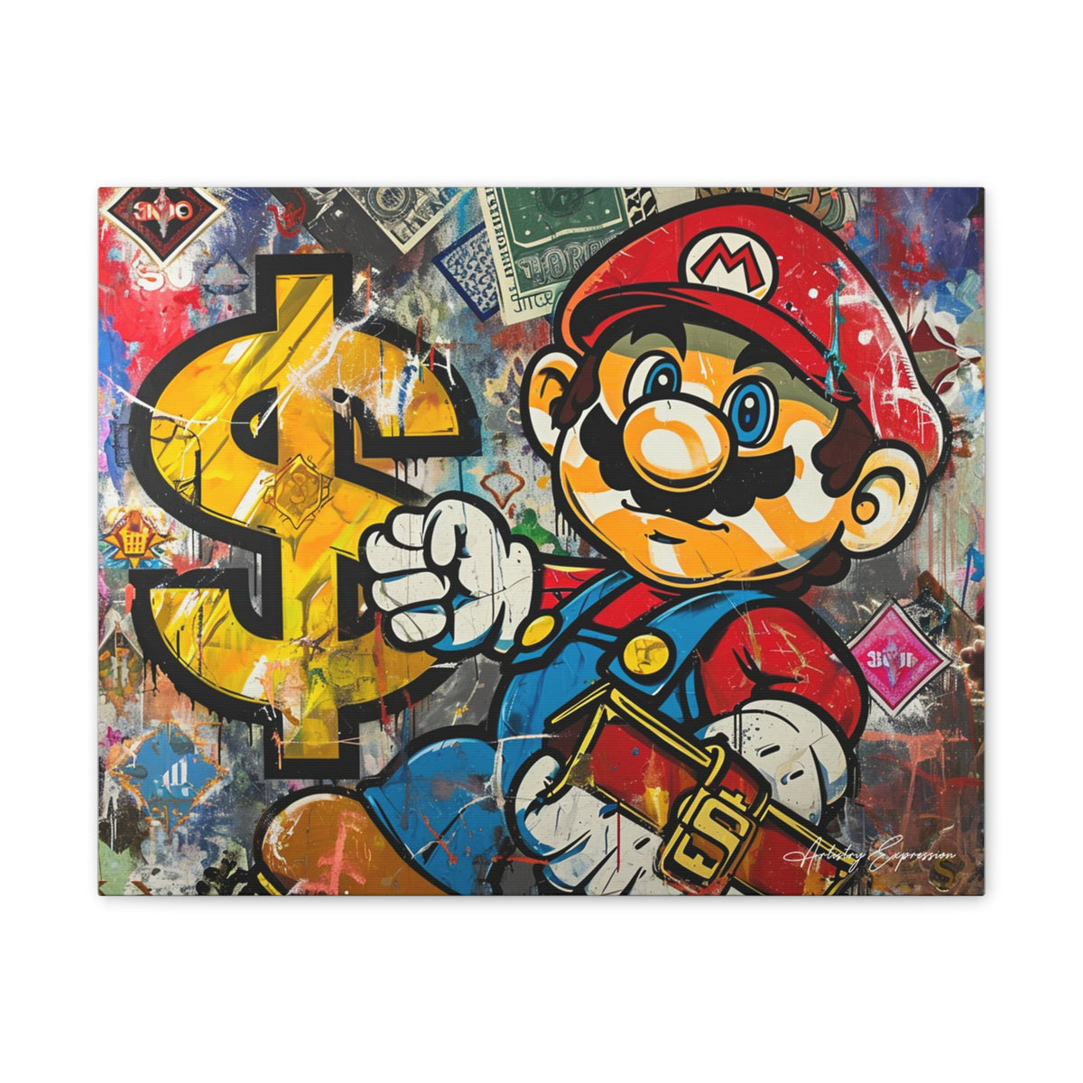 Graffiti Mushroom Kingdom: Mario's Fashionable Journey