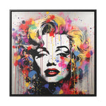 Graffiti Goddess: Marilyn Monroe's Vibrant Visage