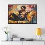 Chic Comfort: A Lady's Exquisite Rest