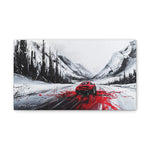 Car Racing Through Snow