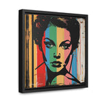 Color Splash: Vibrant Pop Art Lady Portrait