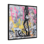 Sultry Streets: Embracing Graffiti Glamour