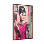 Chic Companionship: Audrey Hepburn's Portrait with a Cat