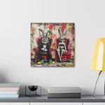 Urban Elegance: A Tale of Two Rabbits