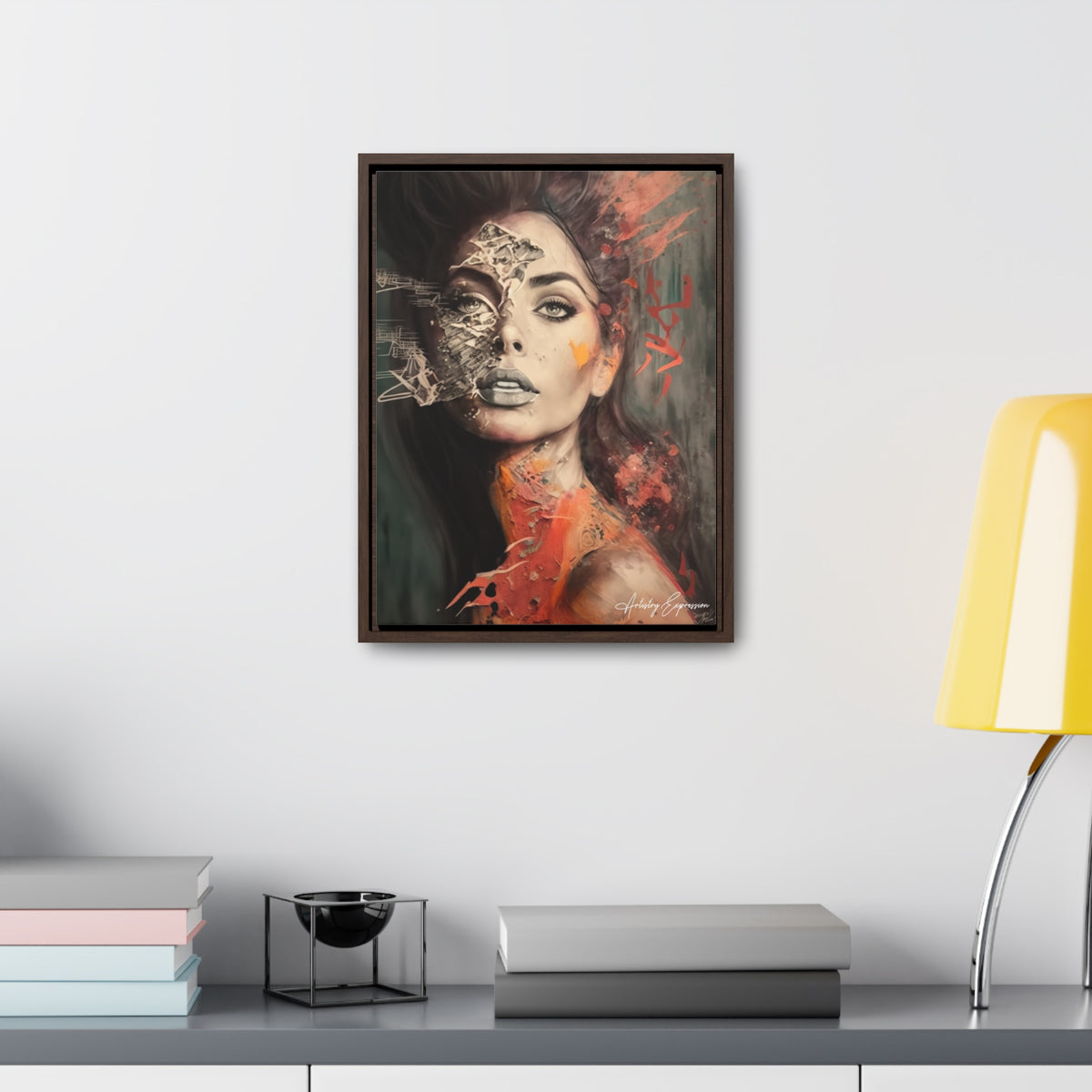 Charme Radieux : Portrait d'une Dame Glamour Artistique