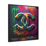 Street Art Broadcast: Channel Logo on Graffiti Wall