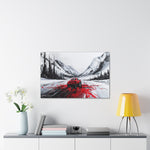 Car Racing Through Snow